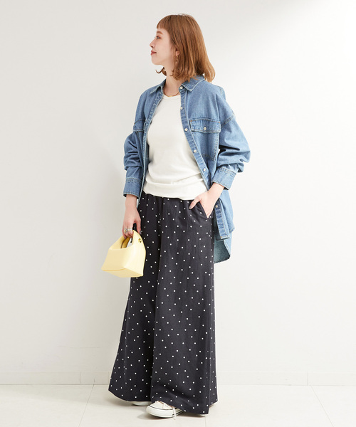 B.C STOCK(ベーセーストック)の「《追加5》ウォッシャブル / デニムワーカーシャツ(シャツ/ブラウス・レディース・ブルー・FREE)」の17枚目の写真