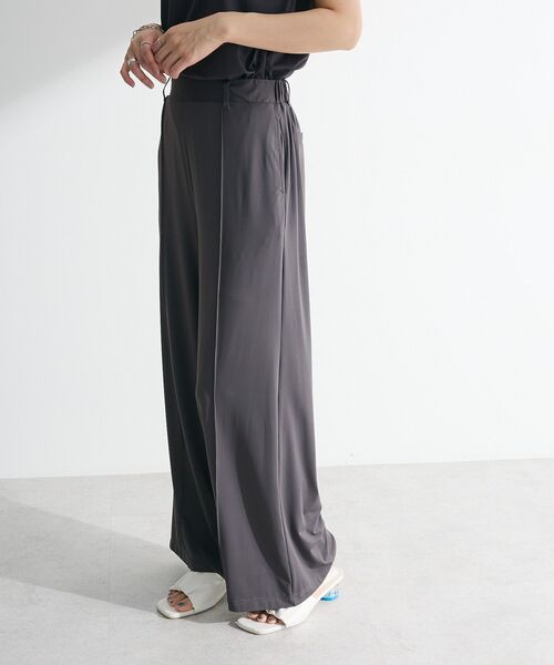 Green　Parks（グリーンパークス）の「・SUGARSPOON 【ラッシュガード】ワイドパンツ（その他パンツ・レディース・チャコールグレー/カーキ/ブラック・FREE）」の8枚目の写真