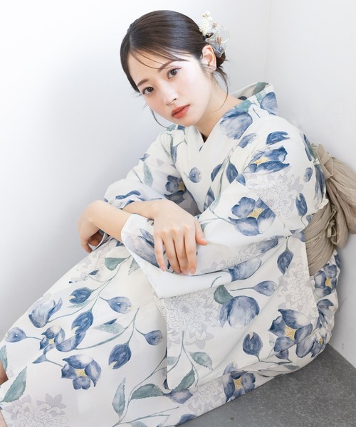 初心者でもプロの着姿”新二部式 セパレート浴衣3点セット（上衣・下衣