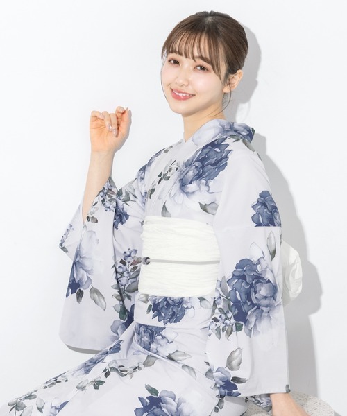初心者でもプロの着姿”新二部式 セパレート浴衣3点セット（上衣・下衣