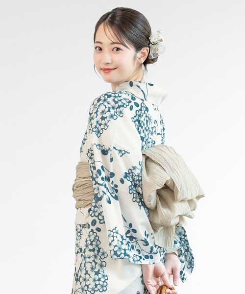 初心者でもプロの着姿”新二部式 セパレート浴衣3点セット（上衣