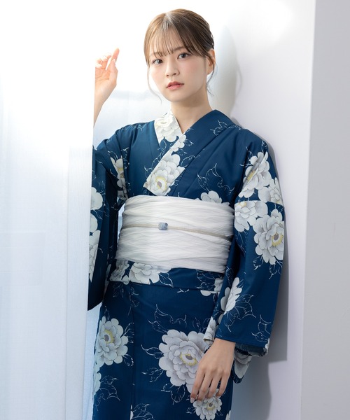 初心者でもプロの着姿”新二部式 セパレート浴衣3点セット（上衣