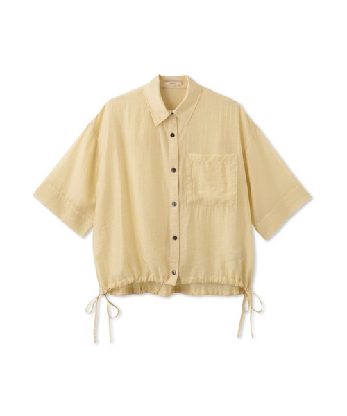 Droite lautreamont(ドロワットロートレアモン)の「シアーシャツ≪手洗い可能≫(シャツ/ブラウス・レディース・イエロー/グリーン/ピンク・M)」の13枚目の写真