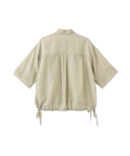 Droite lautreamont(ドロワットロートレアモン)の「シアーシャツ≪手洗い可能≫(シャツ/ブラウス・レディース・イエロー/グリーン/ピンク・M)」の8枚目の写真