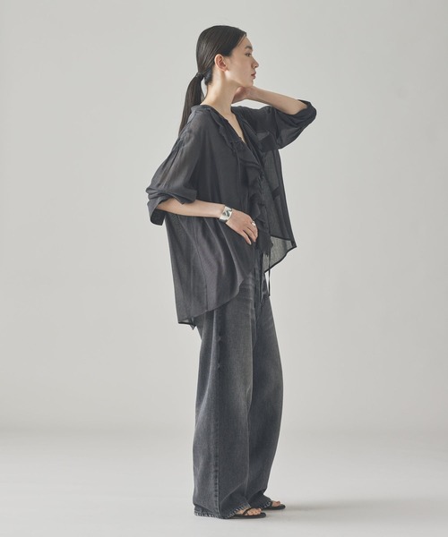 Curensology(カレンソロジー)/ウールミックスボイルフリル