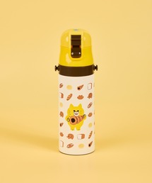 salle de bal | 【 ノラネコぐんだん 】超軽量・コンパクトロック付 ワンプッシュダイレクトステンレスボトル　SKE(水筒)