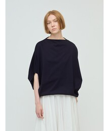 mizuiroind（ミズイロインド）の「mizuiro ind ボートネックドルマンプルオーバー（シャツ/ブラウス・レディース）」