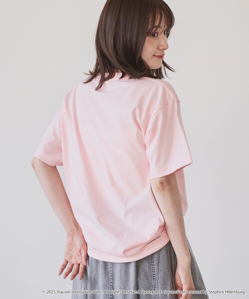 coen(コーエン)の「【SpongeBob / スポンジ・ボブ 別注】グラフィックプリントUNI-Tシャツ(Tシャツ/カットソー・レディース・オフホワイト/その他2/その他3/ダークグレー/その他1/イエロー/ライトピンク/ナチュラル・M/L)」の10枚目の写真