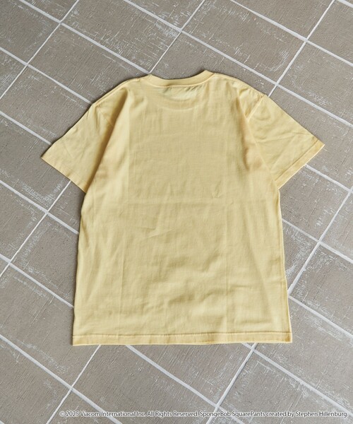 coen(コーエン)の「【SpongeBob / スポンジ・ボブ 別注】グラフィックプリントUNI-Tシャツ(Tシャツ/カットソー・レディース・オフホワイト/その他2/その他3/ダークグレー/その他1/イエロー/ライトピンク/ナチュラル・M/L)」の15枚目の写真