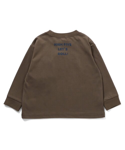 F.O.KIDS（エフオーキッズ）の「UTILITY POCKET 長袖Tシャツ（Tシャツ/カットソー・キッズ・ブラック/ブラウン/グリーン・80/90/100/110/120/130/140/150/160）」の5枚目の写真