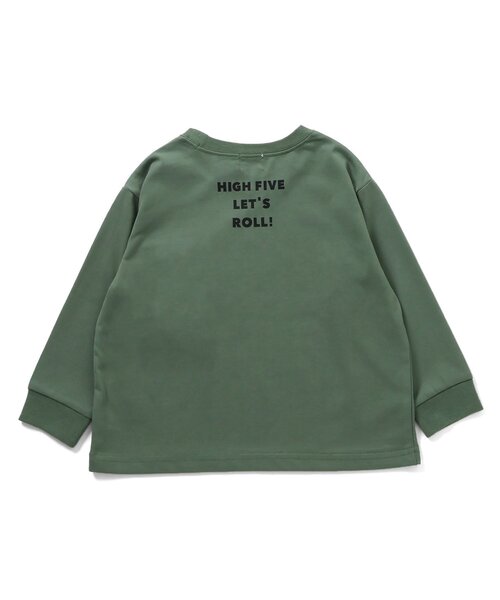 F.O.KIDS（エフオーキッズ）の「UTILITY POCKET 長袖Tシャツ（Tシャツ/カットソー・キッズ・ブラック/ブラウン/グリーン・80/90/100/110/120/130/140/150/160）」の6枚目の写真