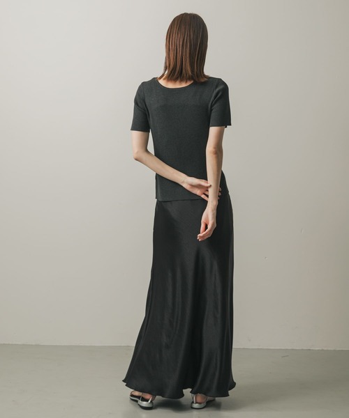 SENSE OF PLACE by URBAN RESEARCH（センスオブプレイスバイアーバンリサーチ）の「アレンジコードコンパクトセーター（ニット/セーター・レディース・モカ/オフホワイト/チャコールグレー・ONE）」の14枚目の写真