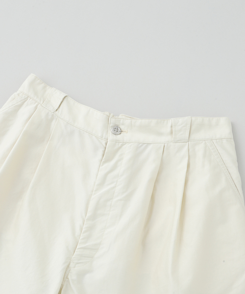 Ets.MATERIAUX(マテリオ)の「ETS.MATERIAUX(マテリオ) フレンチワーク ショーツ(その他パンツ・メンズ・ホワイト/ブラック・2/3)」の8枚目の写真
