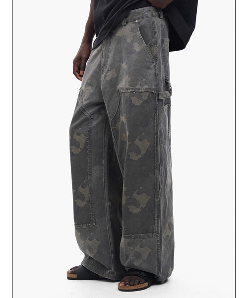 ブラック 3XL カーゴパンツ MEN コットンタッチカーゴパンツ ブラック