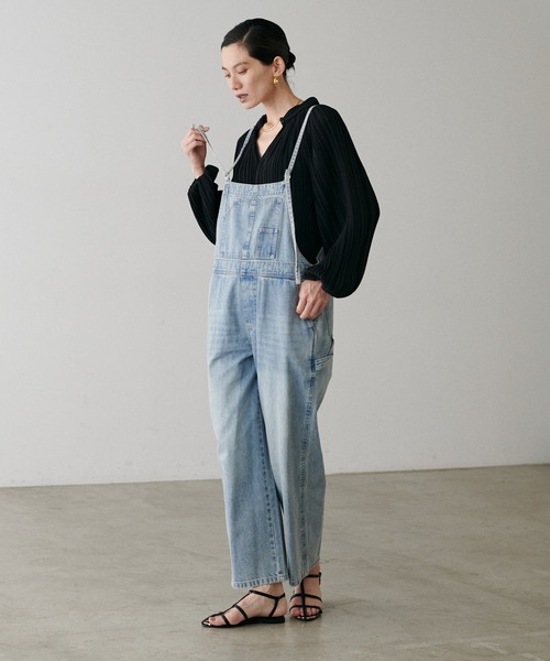 LARUTA（ラルータ）の「【LARUTA】プリーツスモックブラウス（シャツ/ブラウス・レディース・ブラウン/オフホワイト/サックスブルー/ブラック・FREE）」の21枚目の写真