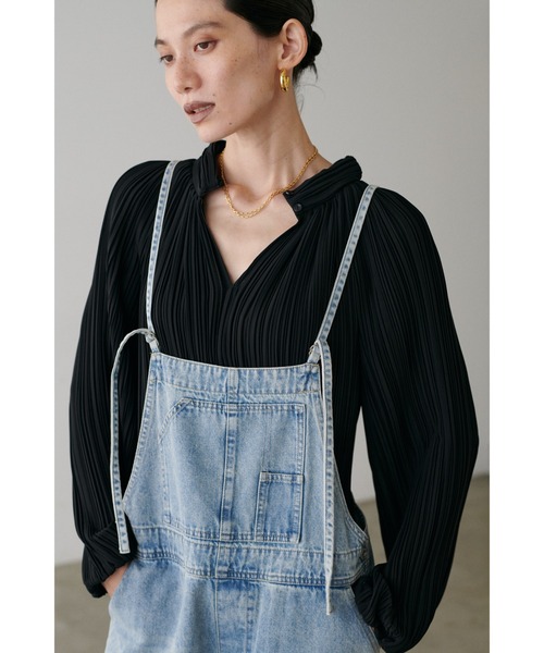 LARUTA（ラルータ）の「【LARUTA】プリーツスモックブラウス（シャツ/ブラウス・レディース・ブラウン/オフホワイト/サックスブルー/ブラック・FREE）」の18枚目の写真