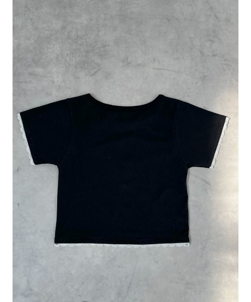 sanrio(サンリオ)の「【KUROMI】 ENCYCLOPEDIA TEE(Tシャツ/カットソー・レディース・オフホワイト/ピンク/ブラック・FREE)」の9枚目の写真