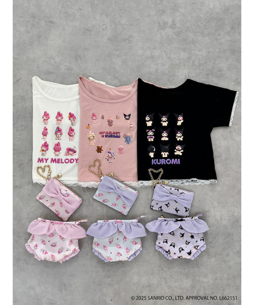 sanrio(サンリオ)の「【KUROMI】 ENCYCLOPEDIA TEE(Tシャツ/カットソー・レディース・オフホワイト/ピンク/ブラック・FREE)」の12枚目の写真