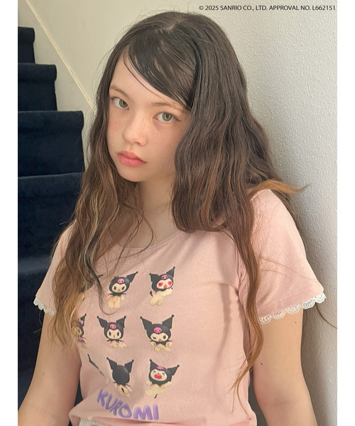sanrio(サンリオ)の「【KUROMI】 ENCYCLOPEDIA TEE(Tシャツ/カットソー・レディース・オフホワイト/ピンク/ブラック・FREE)」の17枚目の写真
