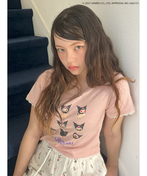 sanrio(サンリオ)の「【KUROMI】 ENCYCLOPEDIA TEE(Tシャツ/カットソー・レディース・オフホワイト/ピンク/ブラック・FREE)」の18枚目の写真