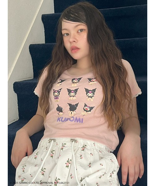 sanrio(サンリオ)の「【KUROMI】 ENCYCLOPEDIA TEE(Tシャツ/カットソー・レディース・オフホワイト/ピンク/ブラック・FREE)」の19枚目の写真