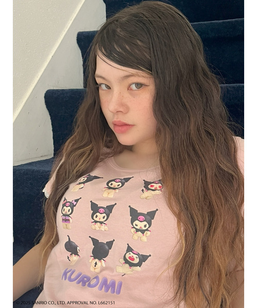 sanrio(サンリオ)の「【KUROMI】 ENCYCLOPEDIA TEE(Tシャツ/カットソー・レディース・オフホワイト/ピンク/ブラック・FREE)」の20枚目の写真