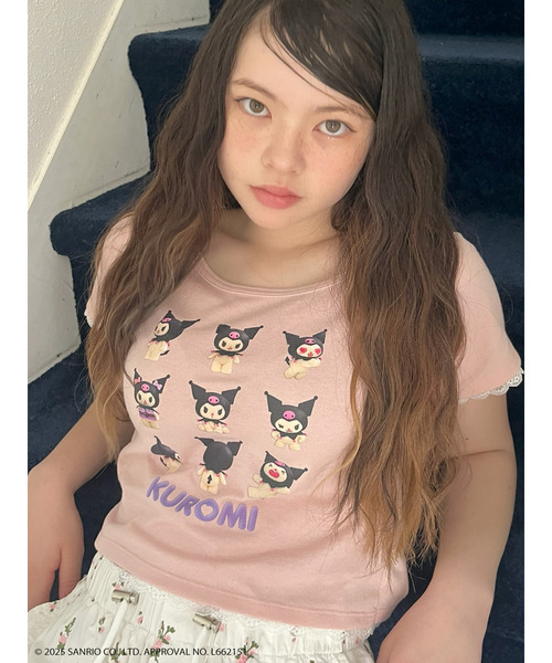 sanrio(サンリオ)の「【KUROMI】 ENCYCLOPEDIA TEE(Tシャツ/カットソー・レディース・オフホワイト/ピンク/ブラック・FREE)」の21枚目の写真