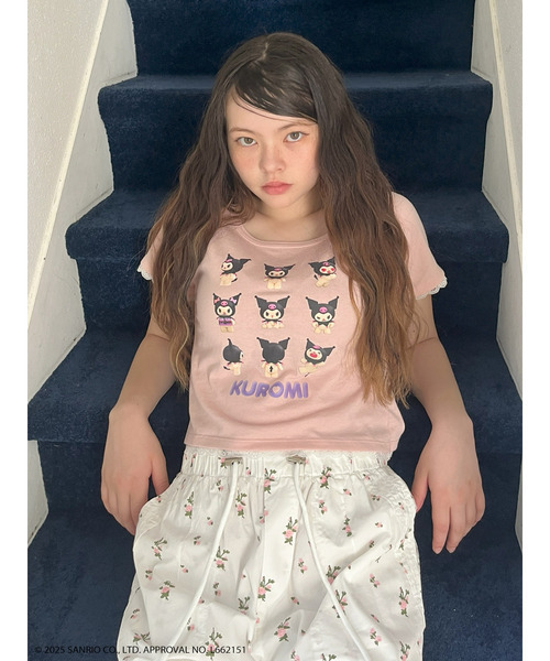 sanrio(サンリオ)の「【KUROMI】 ENCYCLOPEDIA TEE(Tシャツ/カットソー・レディース・オフホワイト/ピンク/ブラック・FREE)」の22枚目の写真