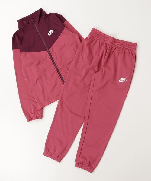 NIKE(ナイキ)の「ナイキ NIKE ナイキ YTH NSW DF トラックスーツ PK FZ(ジャージ・キッズ・ピンク/ブラック・150cm/140cm/160cm/130cm)」の2枚目の写真