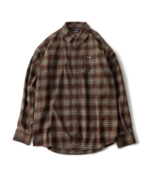 Subciety(サブサエティ)の「Essential check shirt(シャツ/ブラウス・メンズ・ブラック/ブラウン・SMALL/MEDIUM/LARGE/X-LARGE)」の10枚目の写真