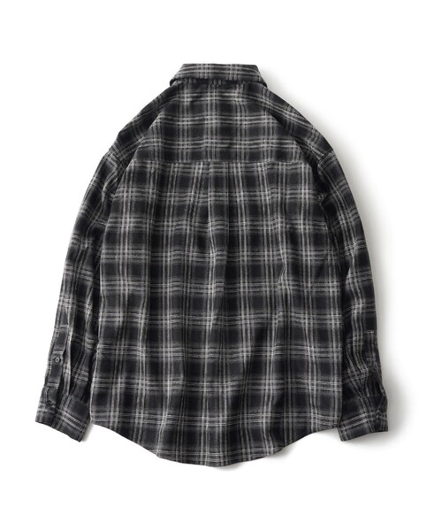 Subciety(サブサエティ)の「Essential check shirt(シャツ/ブラウス・メンズ・ブラック/ブラウン・SMALL/MEDIUM/LARGE/X-LARGE)」の14枚目の写真