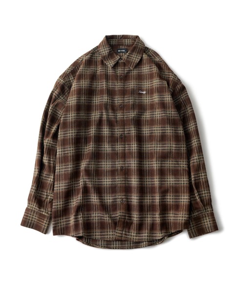 Subciety（サブサエティ）の「Essential check shirt（シャツ/ブラウス・メンズ・ブラック/ブラウン・SMALL/MEDIUM/LARGE/X-LARGE）」の8枚目の写真
