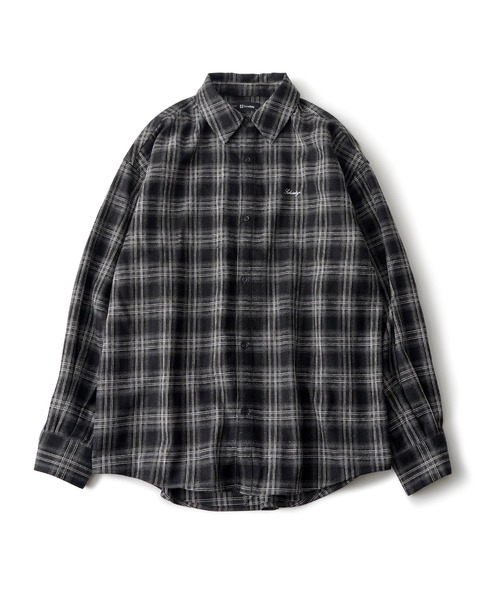 Subciety（サブサエティ）の「Essential check shirt（シャツ/ブラウス・メンズ・ブラック/ブラウン・SMALL/MEDIUM/LARGE/X-LARGE）」の9枚目の写真