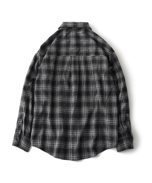 Subciety（サブサエティ）の「Essential check shirt（シャツ/ブラウス・メンズ・ブラック/ブラウン・SMALL/MEDIUM/LARGE/X-LARGE）」の7枚目の写真