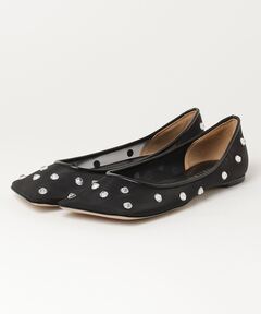 新品♡ピッピシック　スクエアフラットシューズ♡バレエシューズ PIPPICHIC バレエシューズ パンプス 「PIPPICHIC/ピッピシック」PP25