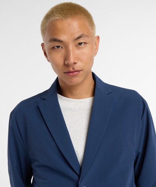 ニューバランス セットアップ テーラードジャケット ネイビー セール】NB GREY シングルジャケット（テーラードジャケット）｜New