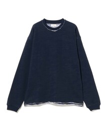 BEAMS | バック カスリ クルーネック スウェット(スウェット)