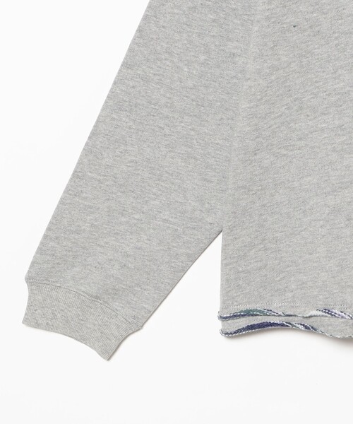 BEAMS(ビームス)の「バック カスリ クルーネック スウェット(スウェット・メンズ・ネイビー/オリーブ/グレー系その他・M/S/L/XL)」の6枚目の写真