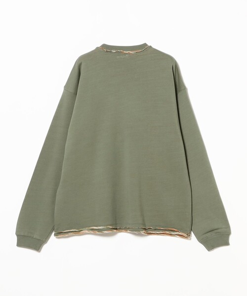 BEAMS(ビームス)の「バック カスリ クルーネック スウェット(スウェット・メンズ・ネイビー/オリーブ/グレー系その他・M/S/L/XL)」の10枚目の写真