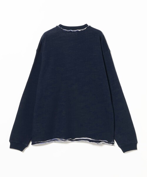 BEAMS(ビームス)の「バック カスリ クルーネック スウェット(スウェット・メンズ・ネイビー/オリーブ/グレー系その他・M/S/L/XL)」の13枚目の写真