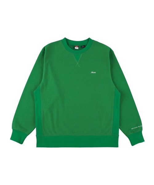 NANGA(ナンガ)の「DRY MIX TERRY CREW SWEAT/ドライミックス テリー クルースウェット(スウェット・メンズ・ブラック/レッド/グリーン/アイボリー/ブルー/グリーン系その他/グレー・S/M/L/XL)」の9枚目の写真