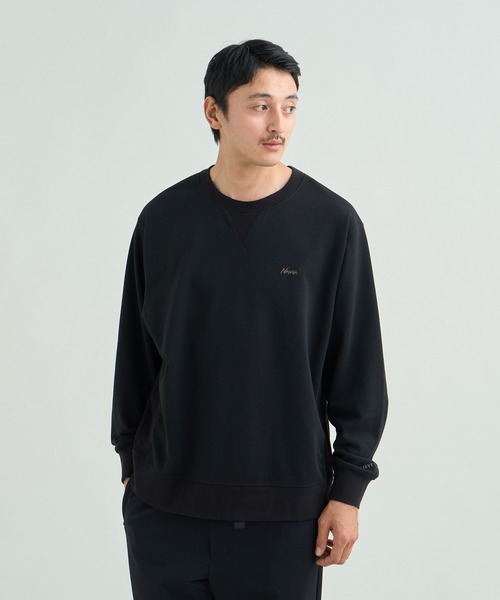 NANGA(ナンガ)の「DRY MIX TERRY CREW SWEAT/ドライミックス テリー クルースウェット(スウェット・メンズ・ブラック/レッド/グリーン/アイボリー/ブルー/グリーン系その他/グレー・S/M/L/XL)」の16枚目の写真