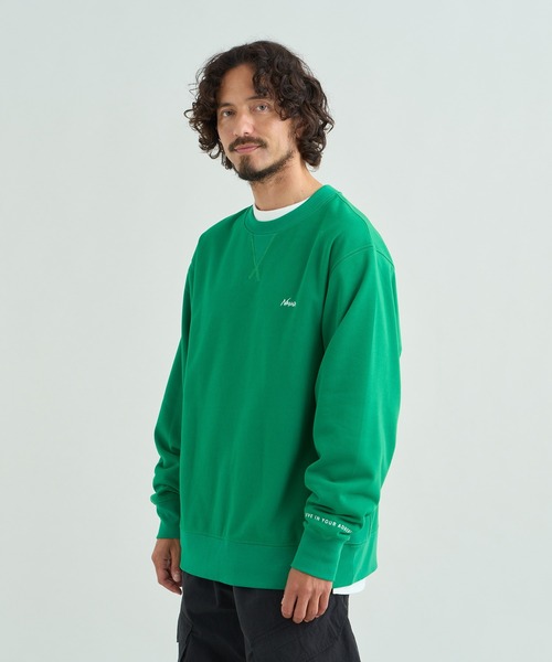 NANGA(ナンガ)の「DRY MIX TERRY CREW SWEAT/ドライミックス テリー クルースウェット(スウェット・メンズ・ブラック/レッド/グリーン/アイボリー/ブルー/グリーン系その他/グレー・S/M/L/XL)」の21枚目の写真