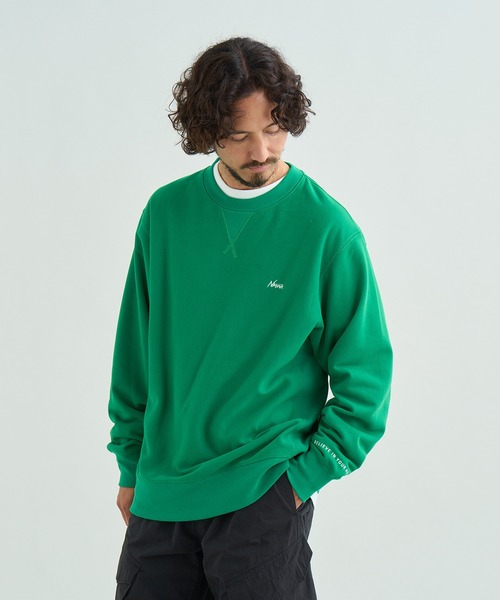 NANGA(ナンガ)の「DRY MIX TERRY CREW SWEAT/ドライミックス テリー クルースウェット(スウェット・メンズ・ブラック/レッド/グリーン/アイボリー/ブルー/グリーン系その他/グレー・S/M/L/XL)」の20枚目の写真