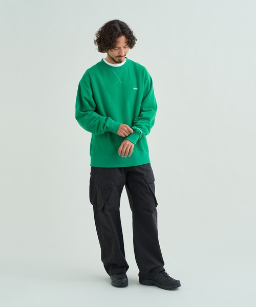 NANGA(ナンガ)の「DRY MIX TERRY CREW SWEAT/ドライミックス テリー クルースウェット(スウェット・メンズ・ブラック/レッド/グリーン/アイボリー/ブルー/グリーン系その他/グレー・S/M/L/XL)」の18枚目の写真