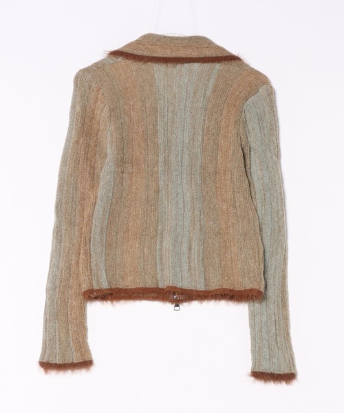 ViViDAY(ビビデー)の「ダブルジップニットトップス(ニット/セーター・レディース・グレー/グリーン・M)」の20枚目の写真