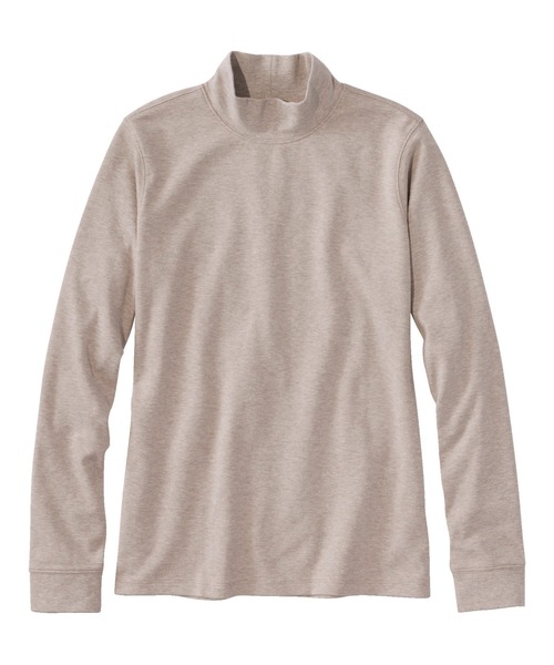 L.L.Bean(エルエルビーン)の「エル・エル・ビーン・モック・タートルネック 米国フィット・レギュラー(Tシャツ/カットソー・レディース・ホワイト/ブラック/タン/レッド/ネイビー・SMALL/MEDIUM/X-SMALL)」の3枚目の写真