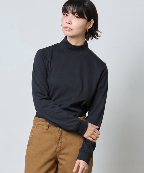 L.L.Bean(エルエルビーン)の「エル・エル・ビーン・モック・タートルネック 米国フィット・レギュラー(Tシャツ/カットソー・レディース・ホワイト/ブラック/タン/レッド/ネイビー・SMALL/MEDIUM/X-SMALL)」の14枚目の写真