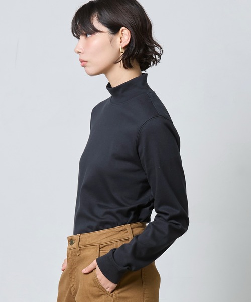 L.L.Bean(エルエルビーン)の「エル・エル・ビーン・モック・タートルネック 米国フィット・レギュラー(Tシャツ/カットソー・レディース・ホワイト/ブラック/タン/レッド/ネイビー・SMALL/MEDIUM/X-SMALL)」の15枚目の写真