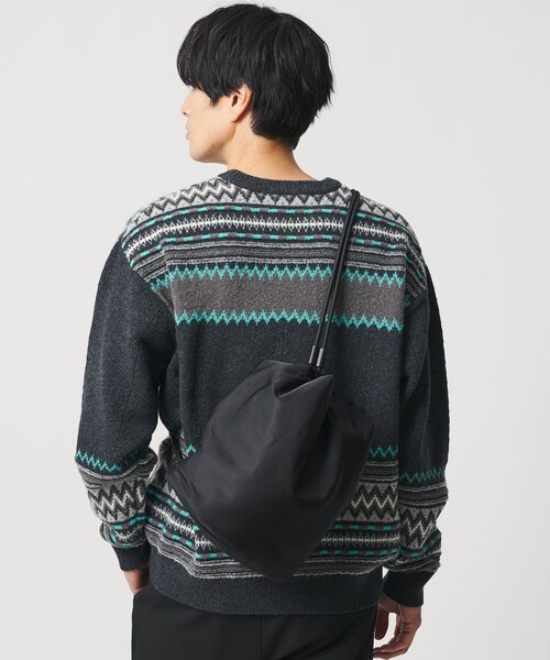 BEAUTY&YOUTH UNITED ARROWS（ビューティーアンドユースユナイテッドアローズ）の「ナイロン ツイル ワンショルダー バッグ（ショルダーバッグ・メンズ・ブラック/ダークブラウン・FREE）」の3枚目の写真